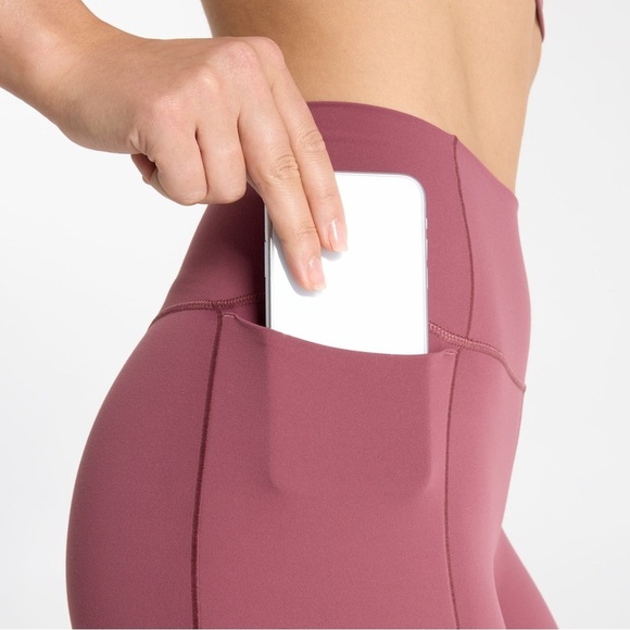 New Raspberry Size S Small CALIA Women's Inspire High Rise 7/8 Legging $99 - Picture 2 of 6